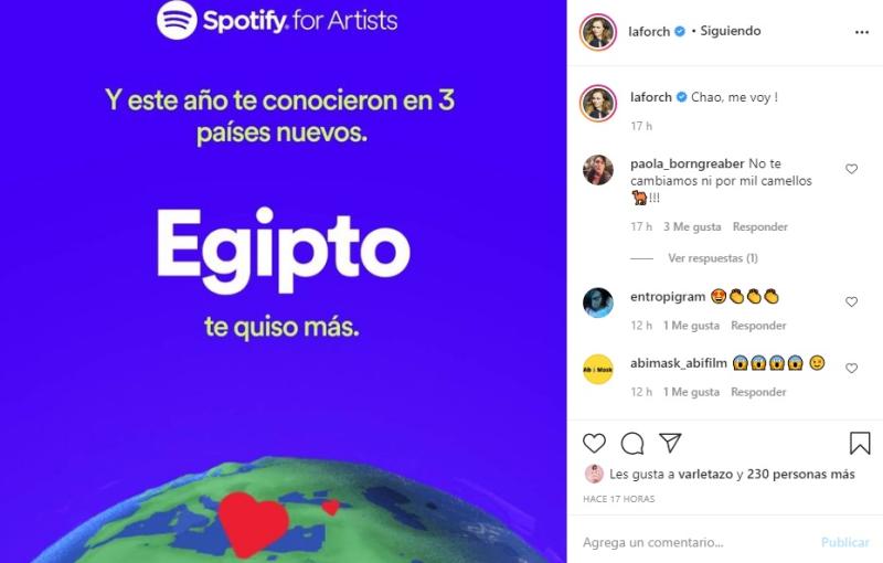 Amaya Forch responde a seguidor que criticó su tono de piel