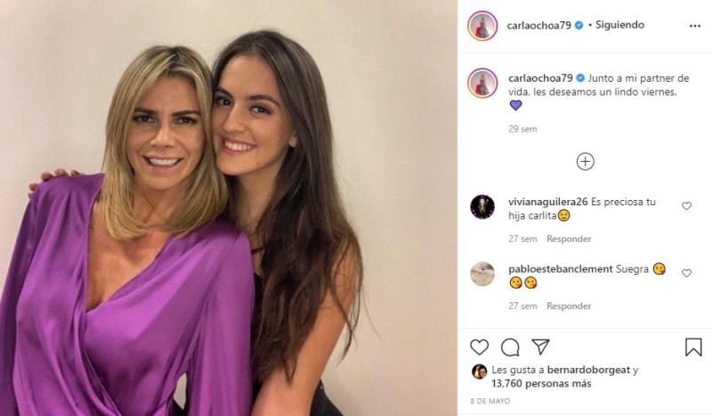La estrecha relación de Carla Ochoa y su hija Josefa