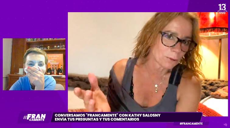 Fran García-Huidobro sufre chascarro en "Francamente"