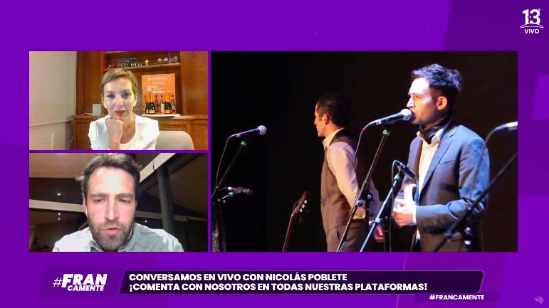 Nicolás Poblete y su faceta musical