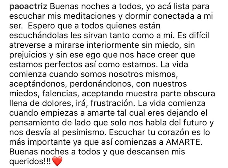 Paola Troncoso responde a seguidor que habló de sus ojos