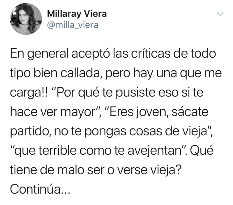 Millaray Viera enfrenta críticas por usar “ropa de vieja”