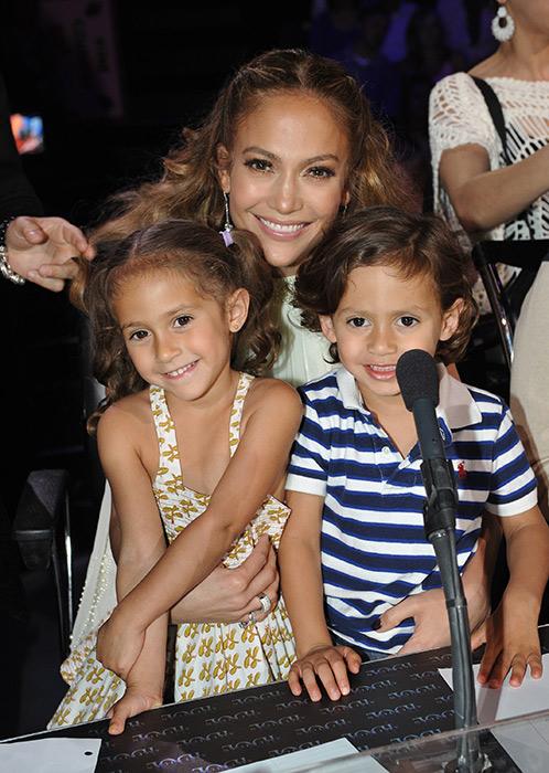 Jennifer Lopez y sus hijos