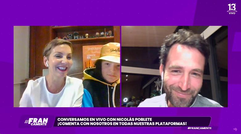 Hijo de Francisca García-Huidobro sorprende en Francamente