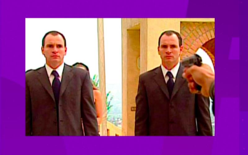 Álvaro Rudolphy como Pelluco y Rodolfo