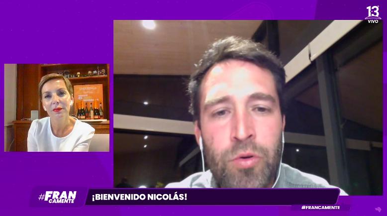 Nicolás Poblete en "Francamente"