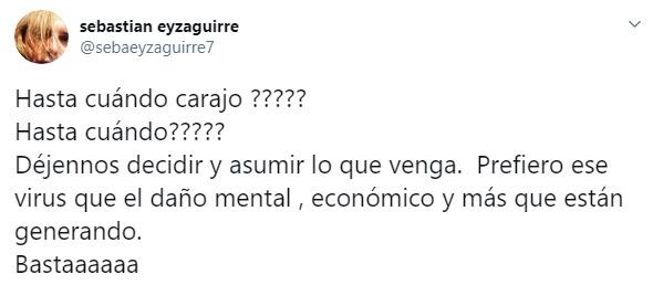 La furiosa reacción de Sebastián Eyzaguirre por retroceso a Fase 2