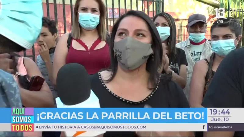 Familias de villa Altos Aconcagua recibieron importante donación