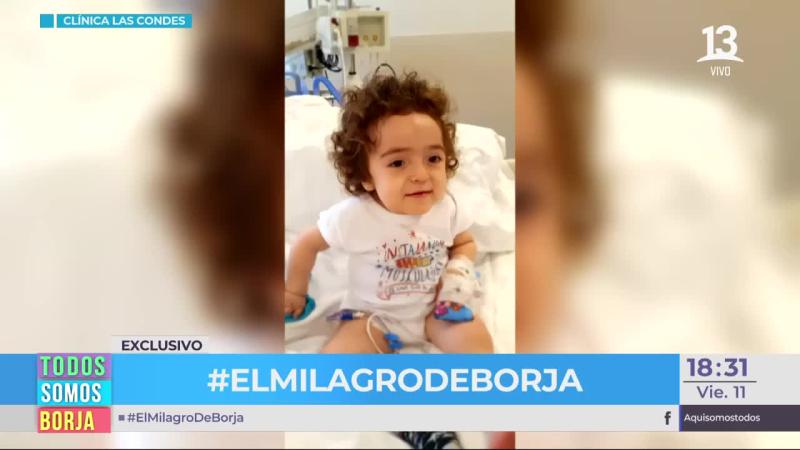 Padres de Borja tras recibir medicamento: “Él está feliz”