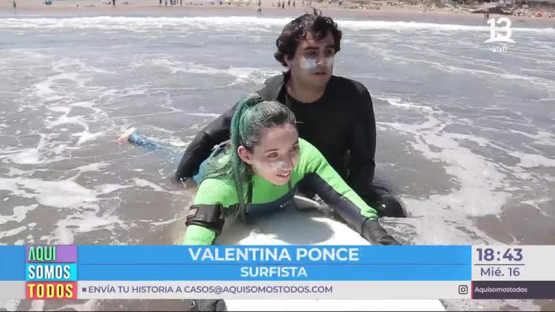 Conocimos la historia de una esforzada surfista de Valparaíso
