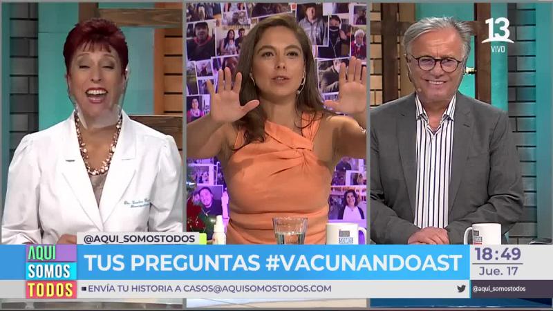 La pregunta que desató la risa de Ángeles Araya