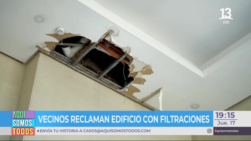 Nos activamos por las familias de un edificio en mal estado