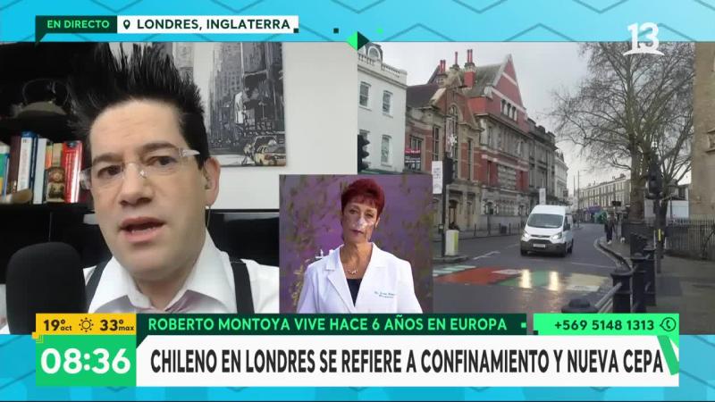 Conversamos con chileno en Londres sobre nueva cepa de covid-19