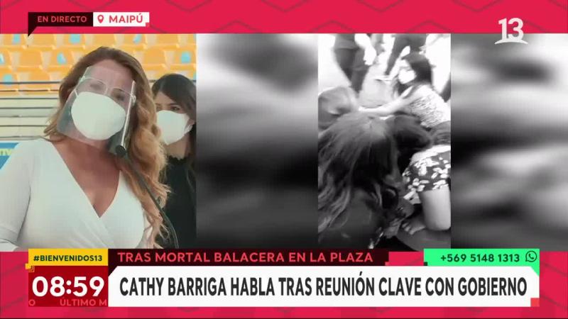 Alcaldesa Cathy Barriga habló tras reunión con el gobierno
