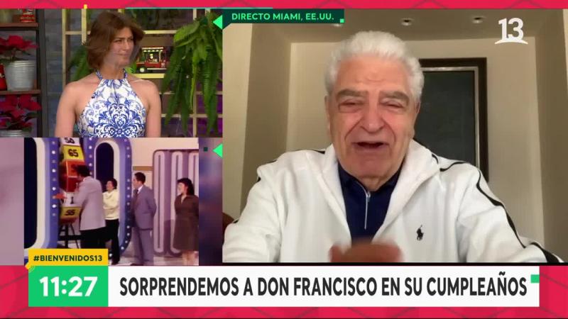 Don Francisco cumple 80 años: "Voy a festejar sólo con mi señora"