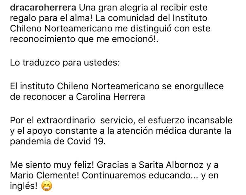 “Me emocionó”: Doctora Herrera recibe inesperado “regalo”