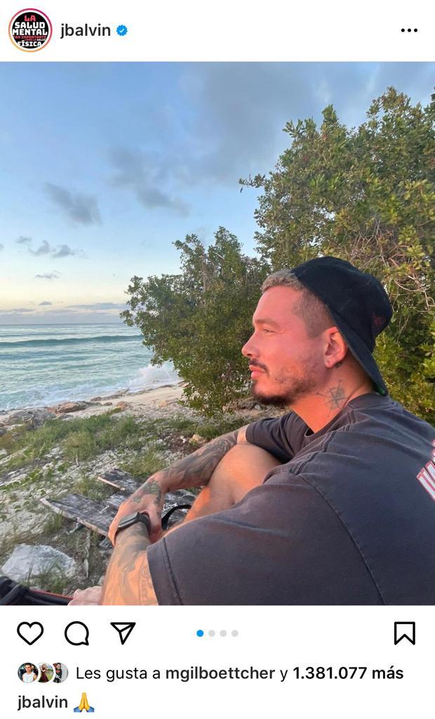 J Balvin reacciona a confesión de Luis Pedraza sobre su salud