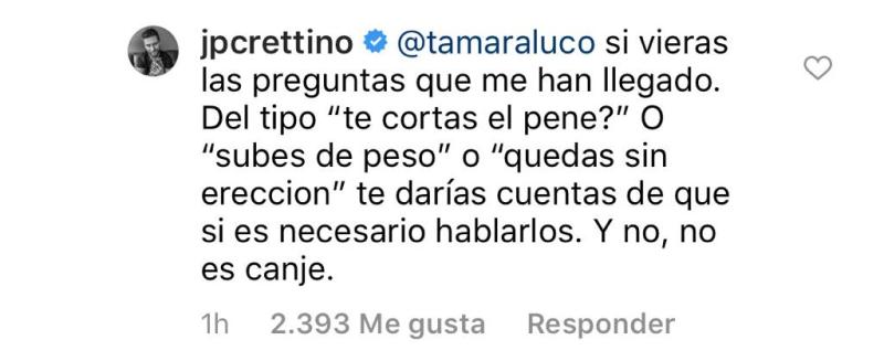 Jean Philippe Cretton responde a críticas por exponer su vida privada