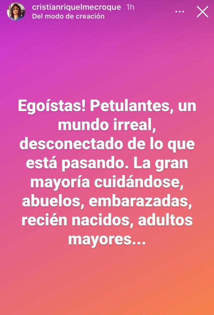 “Pelotudos”: Cristián Riquelme se desahoga por fiestas en Cachagua