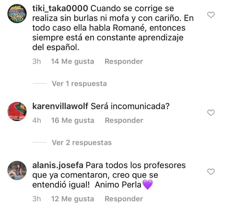Perla Ilich recibe ola de críticas por error en mensaje