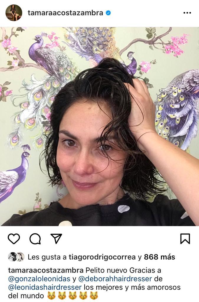 Tamara Acosta se llena de elogios con jugado corte de pelo