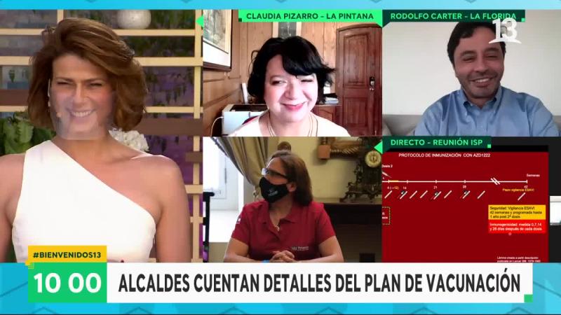 Alcalde Carter anunció la llegada de 4 millones de vacunas