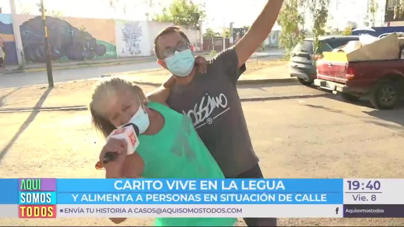 Carito sorprendió en Aquí Somos Todos imitando a Gloria Trevi