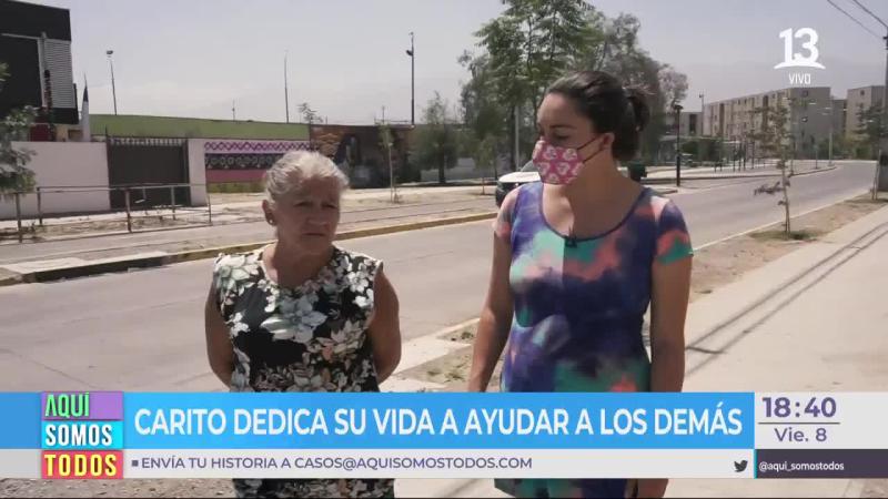 Carito alimenta a personas en situación de calle en La Legua