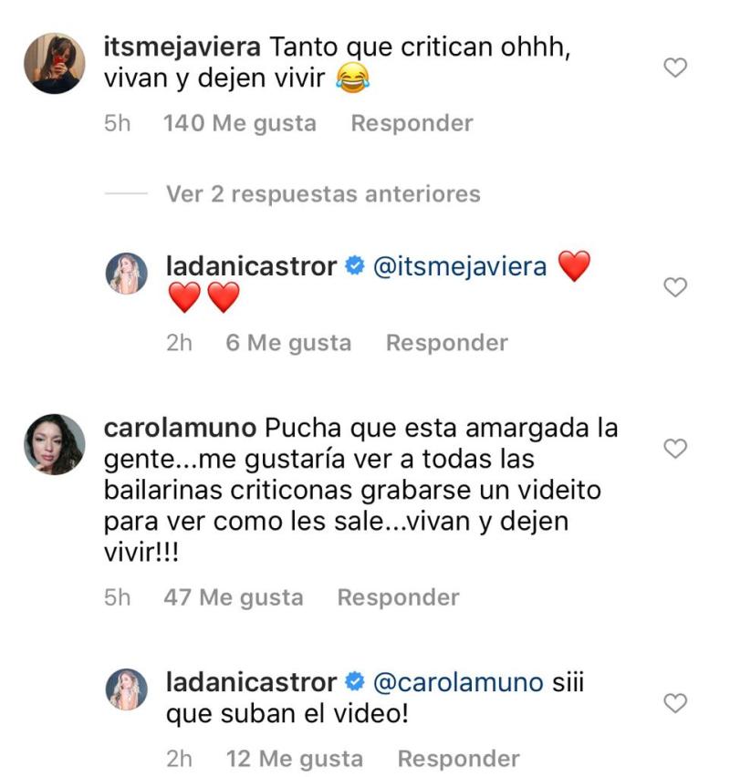 “No es lo tuyo”: Daniela Castro recibe duras críticas por baile