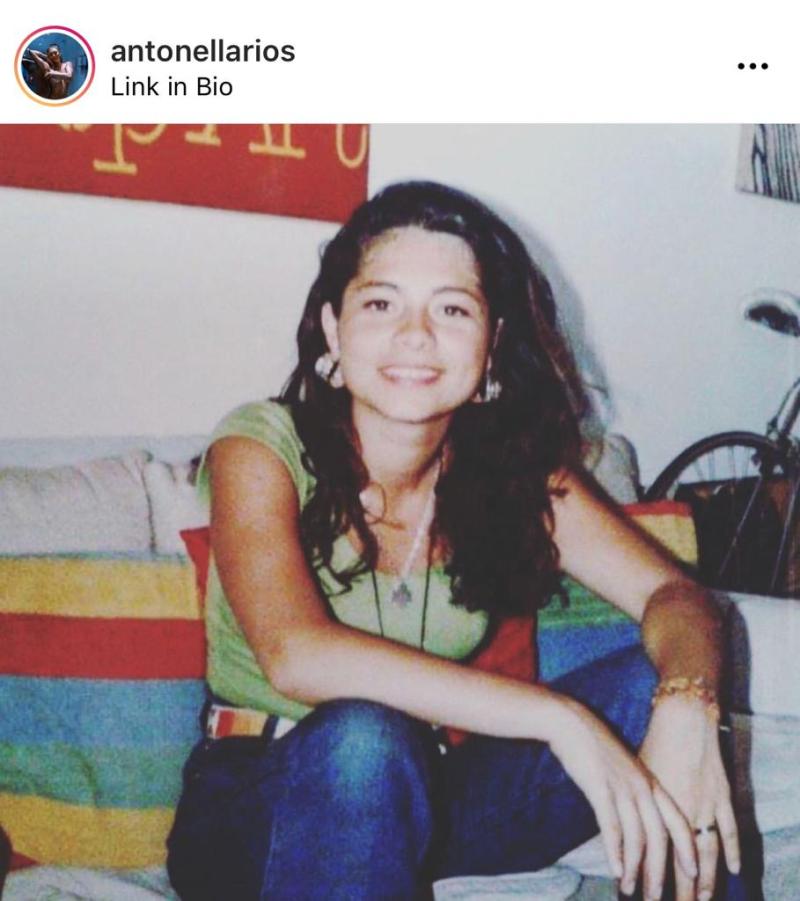 Antonella Ríos reflexiona sobre el amor propio con foto de su juventud
