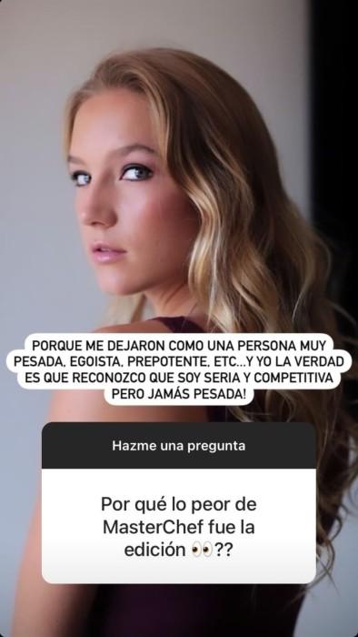 Bárbara Lackington en Masterchef