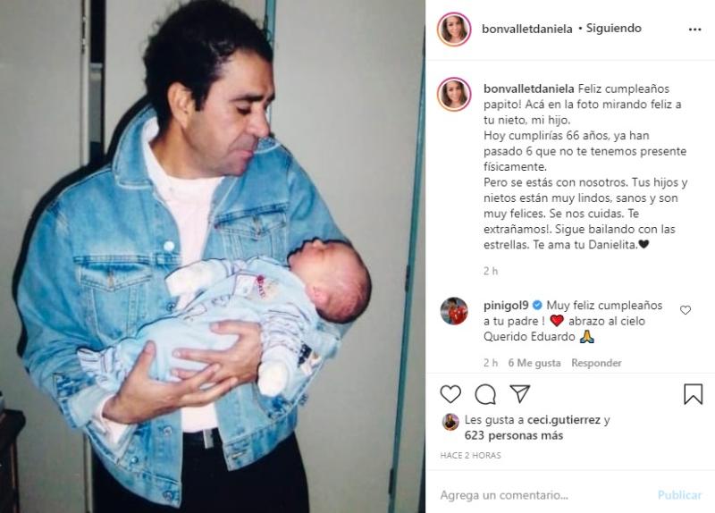Hija de Eduardo Bonvallet publica emotivo mensaje por su cumpleaños