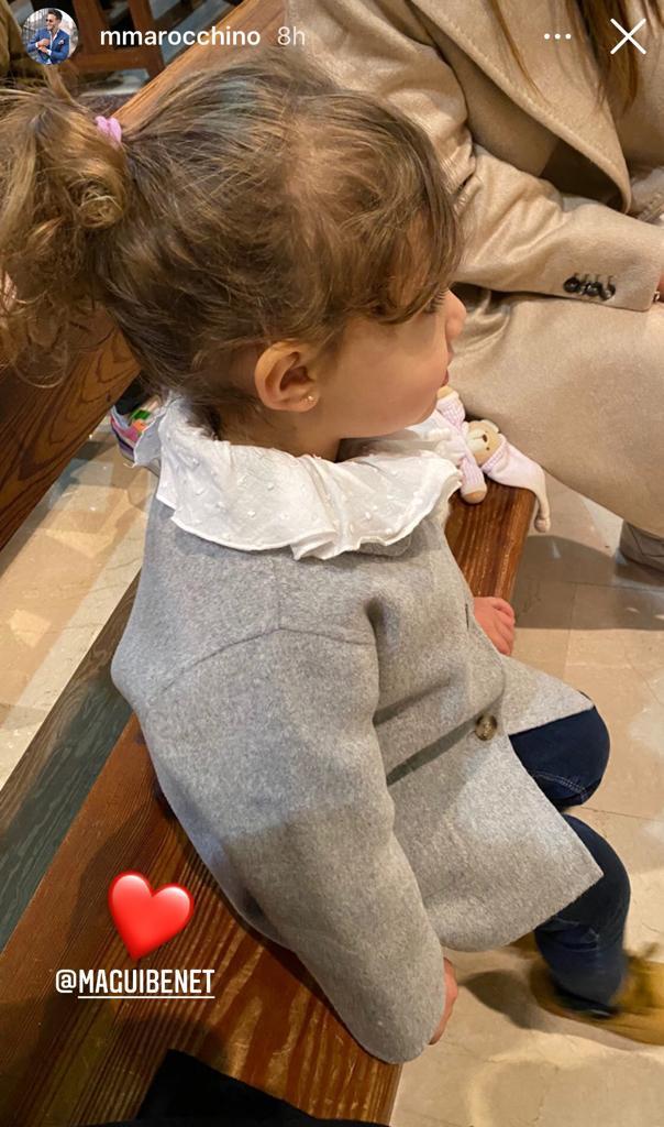 Así fue el bautizo de la hija de Marcelo Marocchino en Italia