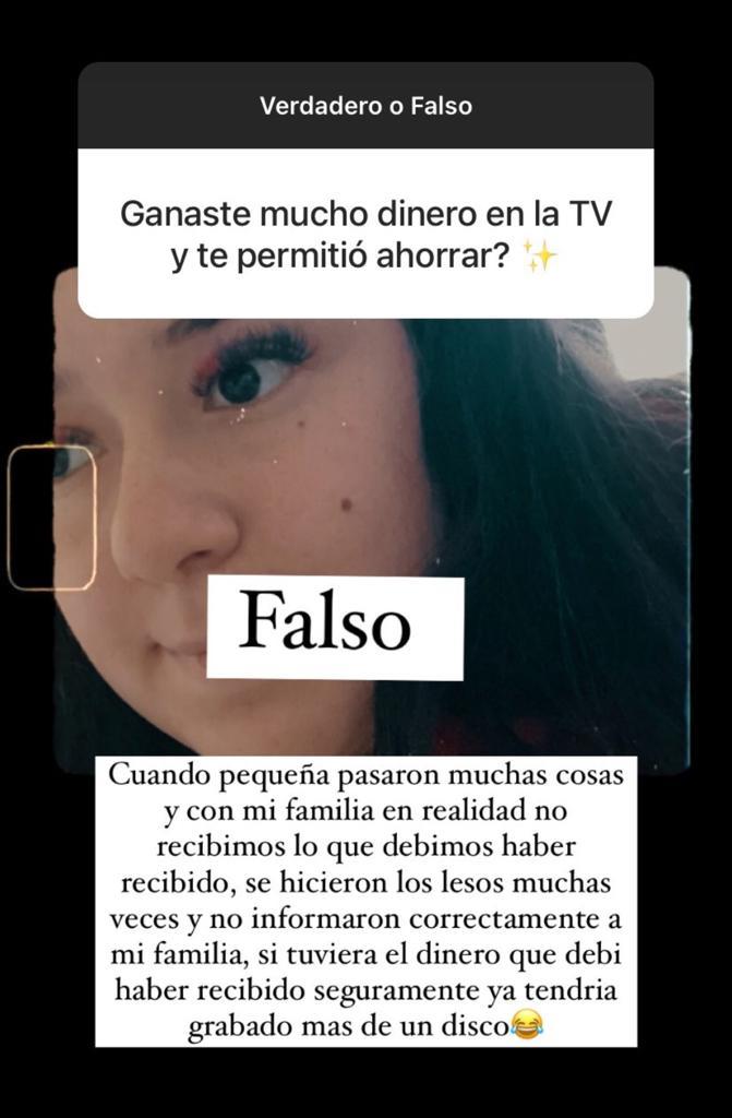 Christell cuenta qué pasó con el dinero que ganó cuando pequeña