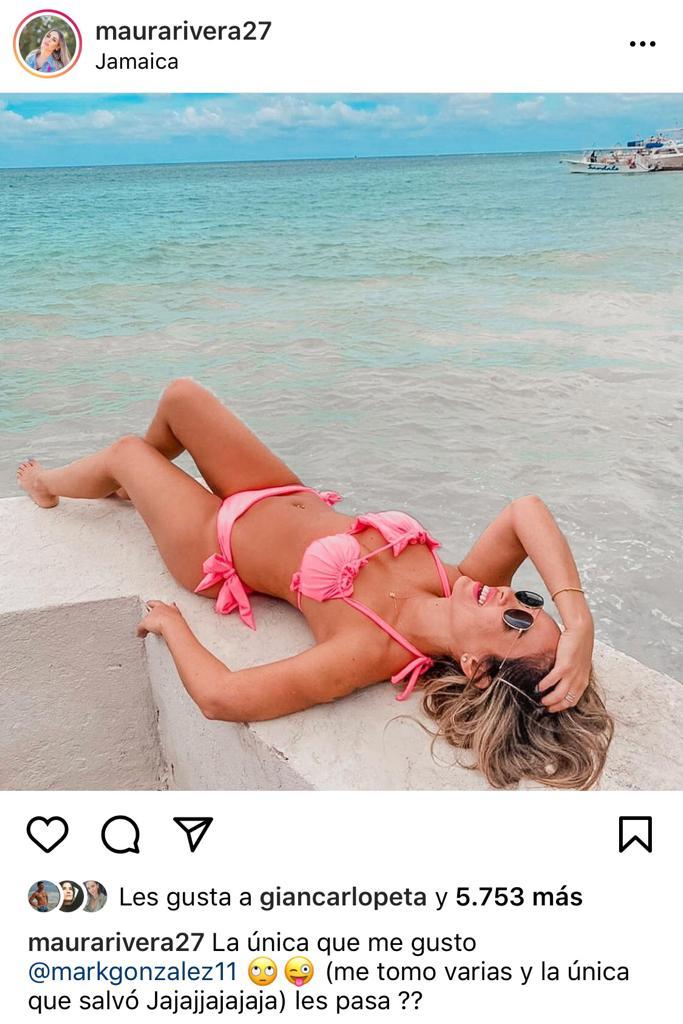 La coqueta reacción de Mark González ante crítica de Maura Rivera