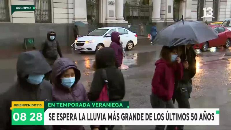 Se espera la lluvia más grande de los últimos 50 años