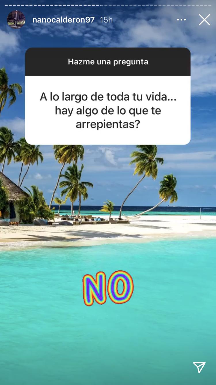 Nano Calderón no se arrepiente
