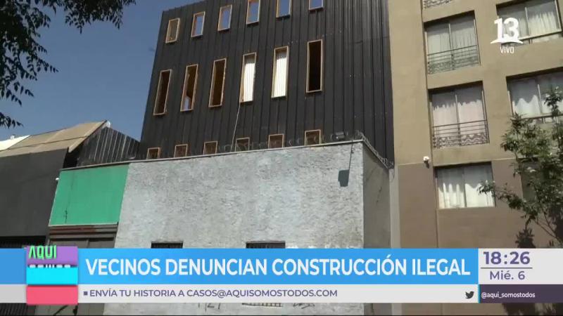 Alcalde de Santiago decretó la clausura de propieda ilegal