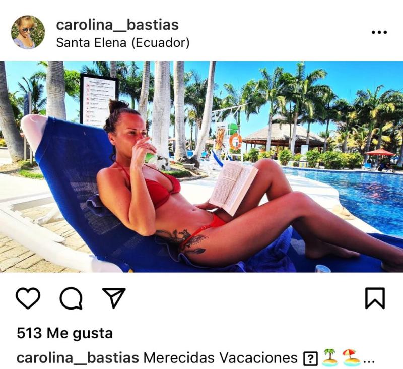 Carolina Bastías reaparece con nuevo look y mostrando sus vacaciones