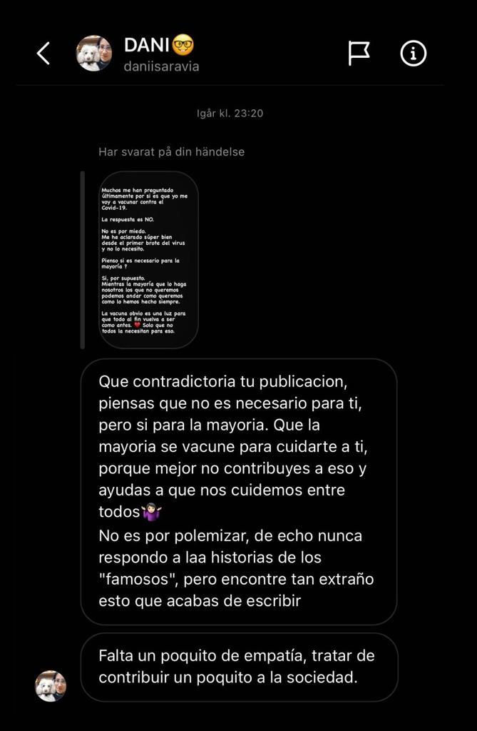 Leo Méndez Jr. le responde a seguidor tras dura crítica