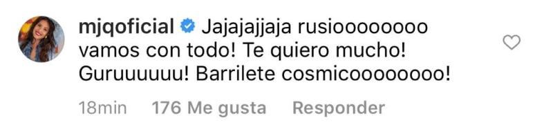 María José Quintanilla recibe tierno mensaje de Joaquín Méndez