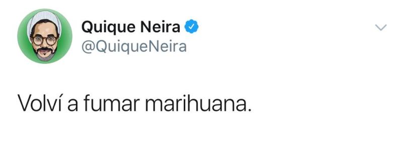 Quique Neira promete dejar la marihuana si Colo Colo no desciende
