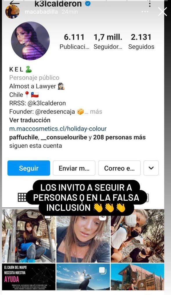 Ex amiga de Kel Calderón revela ataques que ha recibido