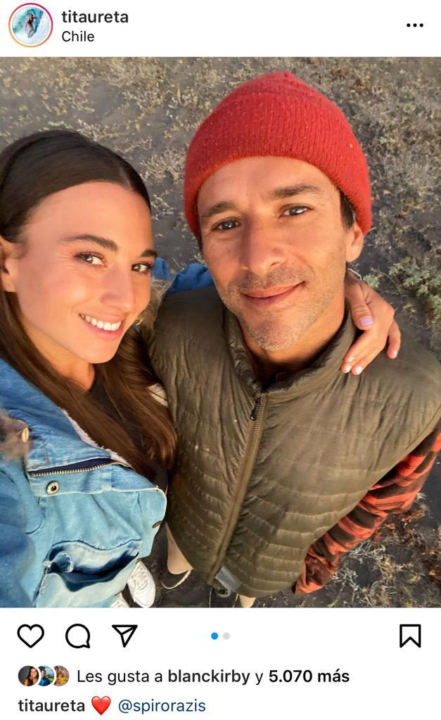 Tita Ureta se muestra con su pareja en tiernas selfies