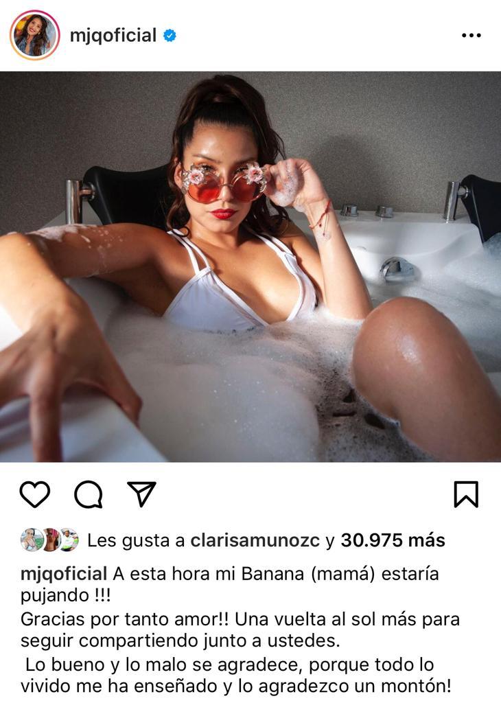 María José Quintanilla recibe tierno mensaje de Joaquín Méndez