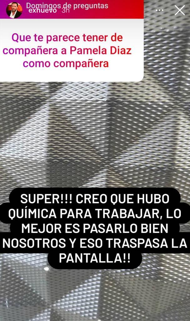 Daniel Fuenzalida se sincera sobre cómo es trabajar con Pamela Díaz