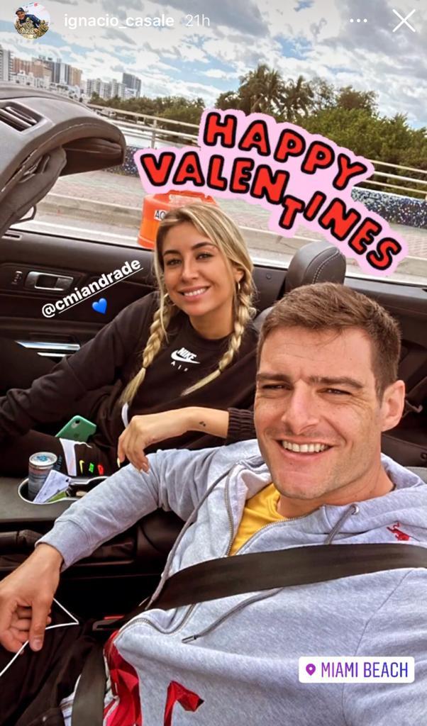 Fotos de Camila Andrade e Ignacio Casale confirman reconciliación