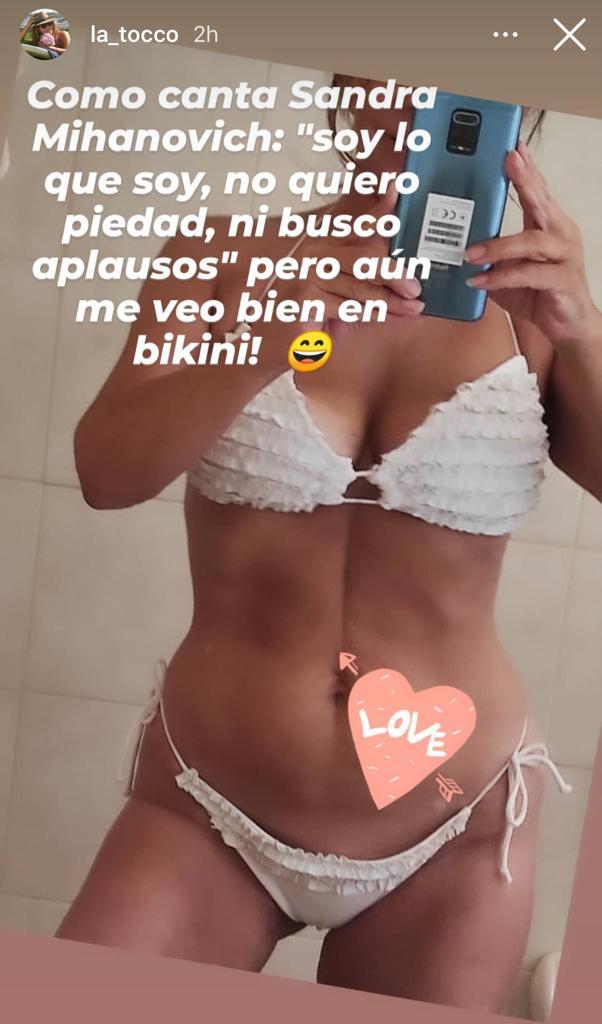 Cristina Tocco deslumbra en bikini a sus 62 años