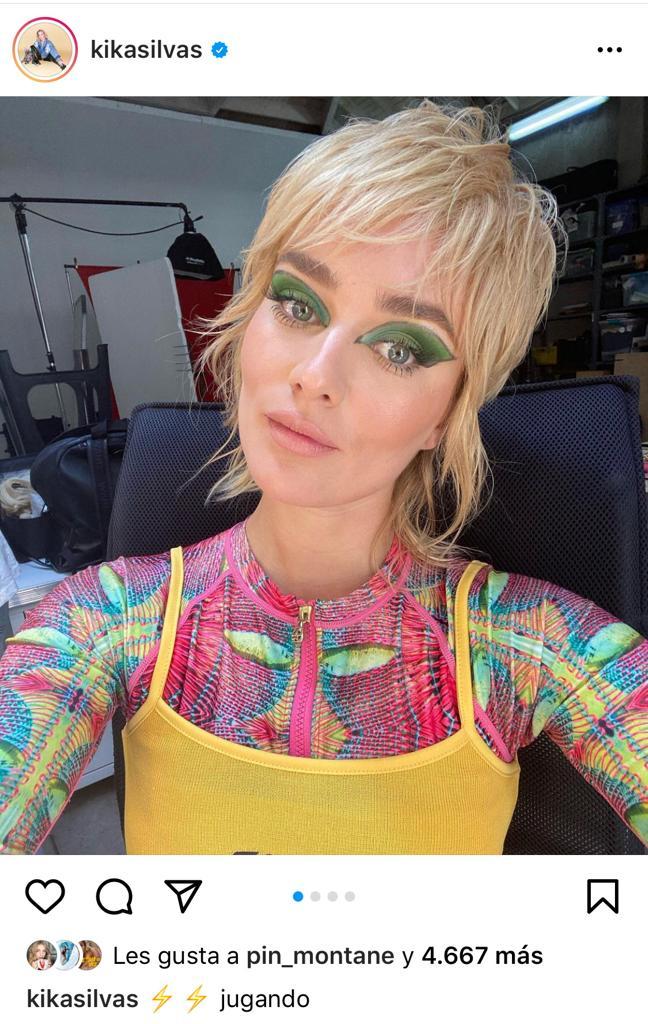Kika Silva impacta al mostrarse con look a lo Miley Cyrus