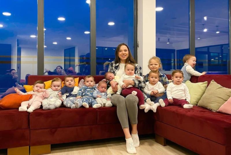 Christina Ozturk e hijos